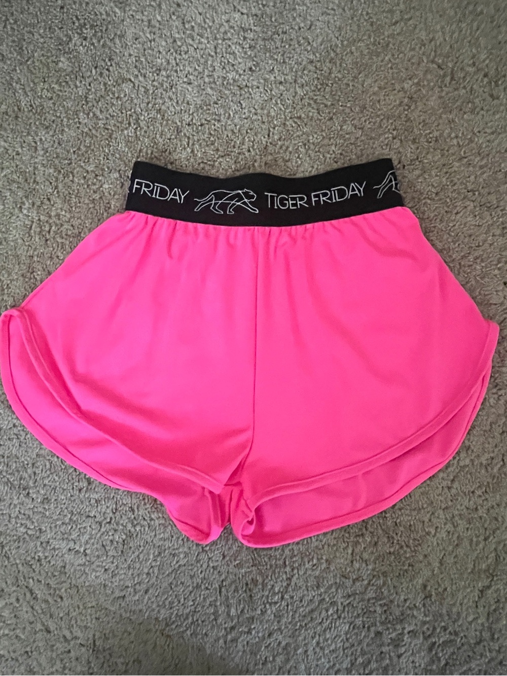 Tiger Friday Hot Pink Athletic Shorts